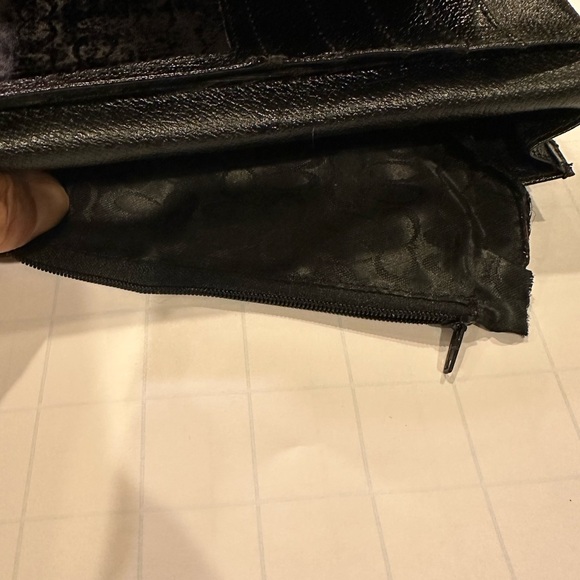 Vintage Coach Wallet Black/White - Picture 11 of 14
